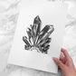 Sacred Healing Crystals Print