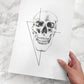 Geometric Skull Print
