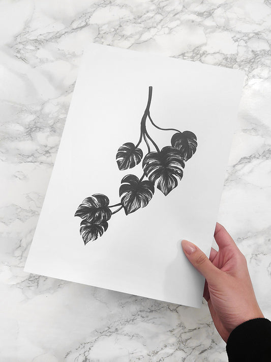 Monstera Cheese Plant Print