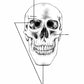 Geometric Skull Print